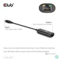 Kép 4/7 - Club 3D Átalakító - CAC-1421 (USB-A to RJ45, 5 GBps, M/F)
