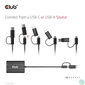 Kép 3/15 - Club 3D Átalakító - CSV-1611(USB-C (USB-A Adapterrel) to Dual HDMI (4K/30Hz) / VGA (1080/60Hz))