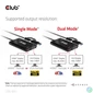 Kép 9/15 - Club 3D Átalakító - CSV-1611(USB-C (USB-A Adapterrel) to Dual HDMI (4K/30Hz) / VGA (1080/60Hz))