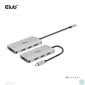 Kép 3/11 - Club 3D USB Hub - CSV-1547 (USB-C Gen 2 to 4xUSB-A 10 Gbps)