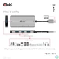 Kép 9/11 - Club 3D USB Hub - CSV-1547 (USB-C Gen 2 to 4xUSB-A 10 Gbps)