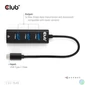 Kép 4/8 - Club 3D USB Hub - CSV-1549 (3.2 USB-C Gen 1 to 3xUSB-A, RJ45,1Gbps)