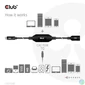 Kép 5/9 - Club 3D Kábel - CAC-1538 (USB-C Gen 1 to USB-A, 5Gbps, 10m)