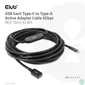 Kép 6/9 - Club 3D Kábel - CAC-1538 (USB-C Gen 1 to USB-A, 5Gbps, 10m)