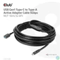 Kép 7/9 - Club 3D Kábel - CAC-1538 (USB-C Gen 1 to USB-A, 5Gbps, 10m)