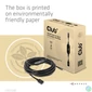 Kép 9/9 - Club 3D Kábel - CAC-1538 (USB-C Gen 1 to USB-A, 5Gbps, 10m)