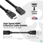 Kép 2/6 - Club 3D Kábel - CAC-1325 (HDMI 2.0 High Speed 4K60Hz, M/F, 5m, 26AWG)