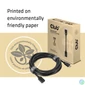 Kép 6/6 - Club 3D Kábel - CAC-1325 (HDMI 2.0 High Speed 4K60Hz, M/F, 5m, 26AWG)