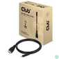 Kép 2/8 - Club 3D Kábel - CAC-1351 (Micro HDMI to HDMI 2.0, 4K60Hz, 1m, Bi-Directional)
