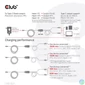Kép 10/11 - Club 3D Kábel - CAC-1527 (USB-C Y kábel, 100W PD, 1.83m, 2xUSB-C)