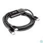 Kép 2/11 - Club 3D Kábel - CAC-1527 (USB-C Y kábel, 100W PD, 1.83m, 2xUSB-C)