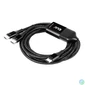Kép 3/11 - Club 3D Kábel - CAC-1527 (USB-C Y kábel, 100W PD, 1.83m, 2xUSB-C)