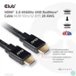 Kép 2/9 - Club 3D Kábel - CAC-2313 (HDMI 2.0, 4K60Hz, M/M, 10m, RedMere, Uni-directional)