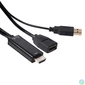 Kép 1/7 - Club 3D Átalakító - CAC-2330 (HDMI to DisplayPort, 4K30Hz, FHD120Hz, USB-A táp)