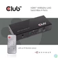 Kép 9/13 - Club 3D Switch - CSV-1370 (HDMI 2.0, 4K60HZ, 4 Port, IR távvezérlővel)