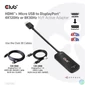 Kép 9/12 - Club 3D Átalakító - CAC-1335 (HDMI+Micro USB to DisplayPort, 4K120Hz/8K30Hz, M/F, aktív)