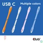 Kép 2/8 - Club 3D Kábel - CAC-3001 (USB-C, PD 240W, 20Gbps, 4K60Hz, fehér, M/M, 2m)