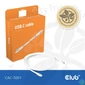 Kép 8/8 - Club 3D Kábel - CAC-3001 (USB-C, PD 240W, 20Gbps, 4K60Hz, fehér, M/M, 2m)