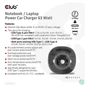 Kép 6/10 - Club 3D Autós Töltő - CAC-1922 (63W, USB-A, USB-C, 12-24V, QC3.0)