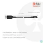 Kép 3/7 - Club 3D Kábel - CAC-1563 (USB-C to DisplayPort 2.1, 8K120Hz, 2m, M/M)