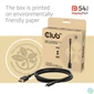 Kép 7/7 - Club 3D Kábel - CAC-1563 (USB-C to DisplayPort 2.1, 8K120Hz, 2m, M/M)