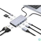 Kép 5/6 - Conceptronic Notebook Dokkoló - DONN20G (USB-C to HDMI/VGA/USB-C PD/USB 3.0/SD/TF/GbE/AUX)