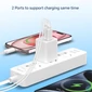 Kép 6/10 - Conceptronic telefon töltő adapter+kábel - ALTHEA16W (USB-C+USB-A, 33W, 3in1 töltő kábel, fehér)