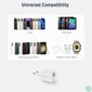 Kép 7/10 - Conceptronic telefon töltő adapter+kábel - ALTHEA16W (USB-C+USB-A, 33W, 3in1 töltő kábel, fehér)