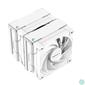 Kép 8/15 - DeepCool CPU Cooler - AK620 WH (28 dB; max, 117,21 m3/h; 4pin csatlakozó, 6 db heatpipe, 2x12cm, PWM)