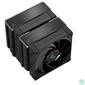 Kép 1/10 - DeepCool CPU Cooler - AK620 ZERO DARK (28 dB; max, 117,21 m3/h; 4pin csatlakozó, 6 db heatpipe, 2x12cm, PWM)