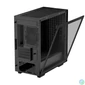 Kép 2/6 - DeepCool Számítógépház - CH370 (fekete, ablakos, 1x12cm ventilátor, Mini-ITX / Micro-ATX, 2xUSB3.0)