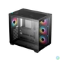 Kép 2/14 - DeepCool Számítógépház - CG530 4F (fekete, ablakos, 4x12cm A-RGB, BTF, ATX, 2xUSB3.0, 1xUSB2.0)