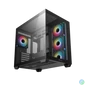 Kép 3/14 - DeepCool Számítógépház - CG530 4F (fekete, ablakos, 4x12cm A-RGB, BTF, ATX, 2xUSB3.0, 1xUSB2.0)