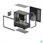Kép 10/11 - DeepCool Számítógépház - CG380 3F (fekete, ablakos, 3x12cm A-RGB, BTF, mATX, 2xUSB3.0, 1xUSB2.0)
