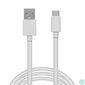 Kép 1/2 - Delight kábel - USB-C töltőkábel (USB-C apa be-/kimenet; 1m, fehér)