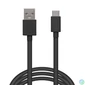 Kép 1/2 - Delight kábel - USB-C töltőkábel (USB-C apa be-/kimenet; 1m, fekete)