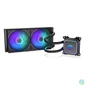 Kép 1/4 - Endorfy CPU Water Cooler - Navis F240 ARGB (vízhűtés, Fluctus 2x120 PWM ARGB, AIO, fekete)