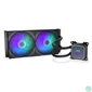 Kép 1/4 - Endorfy CPU Water Cooler - Navis F280 ARGB (vízhűtés, Fluctus 2x140 PWM ARGB, AIO, fekete)