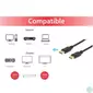 Kép 2/5 - Equip Kábel - 119251 (DisplayPort1.4 kábel, 8K/60Hz, apa/apa, fekete, 1m)
