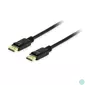 Kép 3/5 - Equip Kábel - 119251 (DisplayPort1.4 kábel, 8K/60Hz, apa/apa, fekete, 1m)