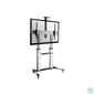Kép 5/6 - Equip TV állvány - 650605 (60"-100" álló, dönthető, állítható magasság, gurulós, Max.:100kg, fekete/ezüst)