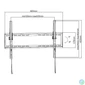 Kép 5/5 - Equip TV Fali konzol - 650334 (37"-70", Max.: 35kg, dönthető, fekete)