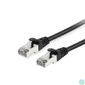 Kép 1/2 - Equip Kábel - 606104 (S/FTP patch kábel, CAT6A, LSOH, PoE/PoE+ támogatás, fekete, 2m)