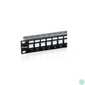 Kép 6/6 - Equip Keystone Patch Panel - 769124 (24 port, Cat6, 1U, árnyékolt, fekete)