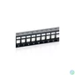 Kép 2/6 - Equip Keystone Patch Panel - 769124 (24 port, Cat6, 1U, árnyékolt, fekete)