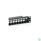 Kép 3/6 - Equip Keystone Patch Panel - 769124 (24 port, Cat6, 1U, árnyékolt, fekete)