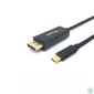 Kép 2/6 - Equip Kábel - 133426 (USB-C to DisplayPort, apa/apa, 4K/60Hz, műanyag burkolat, 1m)