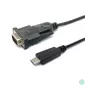 Kép 1/2 - Equip Kábel - 133392 (USB-C to Serial (DB9), fekete, 1,5m)