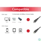 Kép 2/2 - Equip Átalakító Kábel - 128887 (USB-C2.0 to USB-C, apa/apa, fekete, 2m)