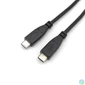 Kép 1/2 - Equip Átalakító Kábel - 128887 (USB-C2.0 to USB-C, apa/apa, fekete, 2m)